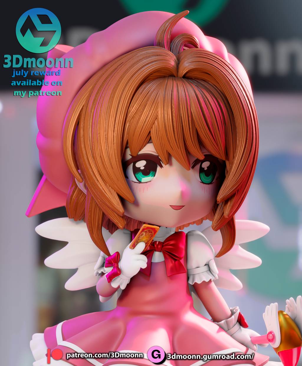 P站图纸印象馆 3Dmoonn 百变小樱 3Dmoonn 百变小樱