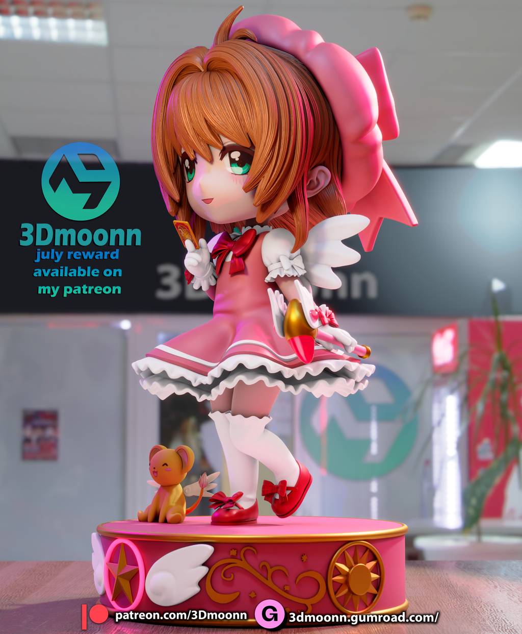 P站图纸印象馆 3Dmoonn 百变小樱 3Dmoonn 百变小樱