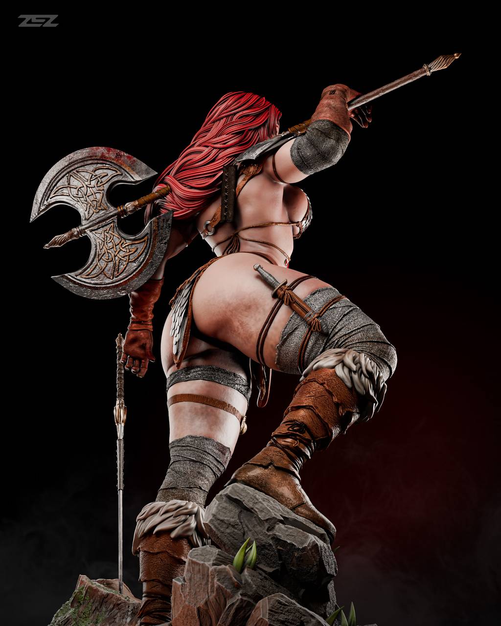 P站图纸印象馆 ZEZ STUDIOS 女王神剑 索尼娅 ZEZ STUDIOS 女王神剑 索尼娅