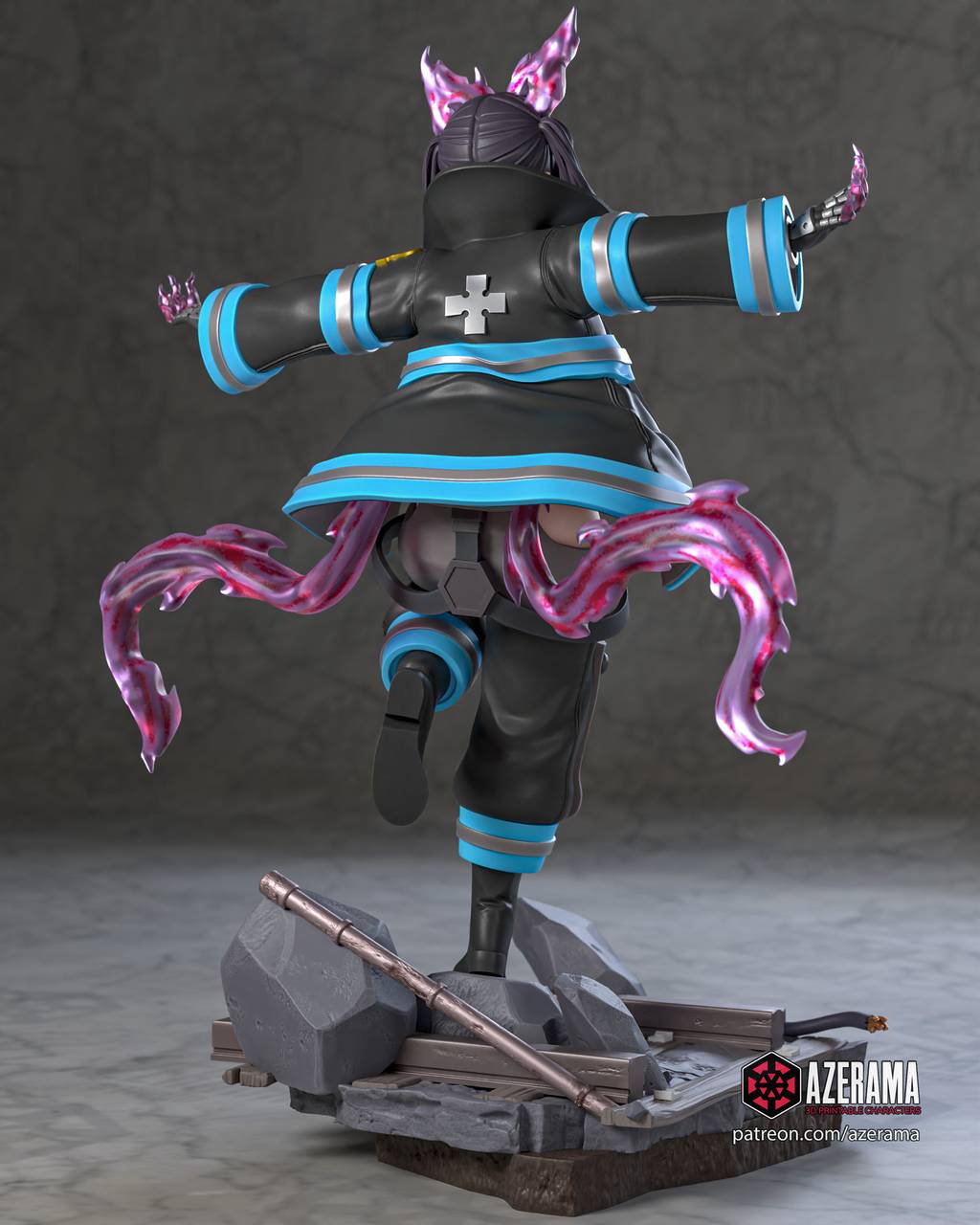 P站图纸印象馆 Azerama 炎炎消防队 环古达 Azerama 炎炎消防队 环古达