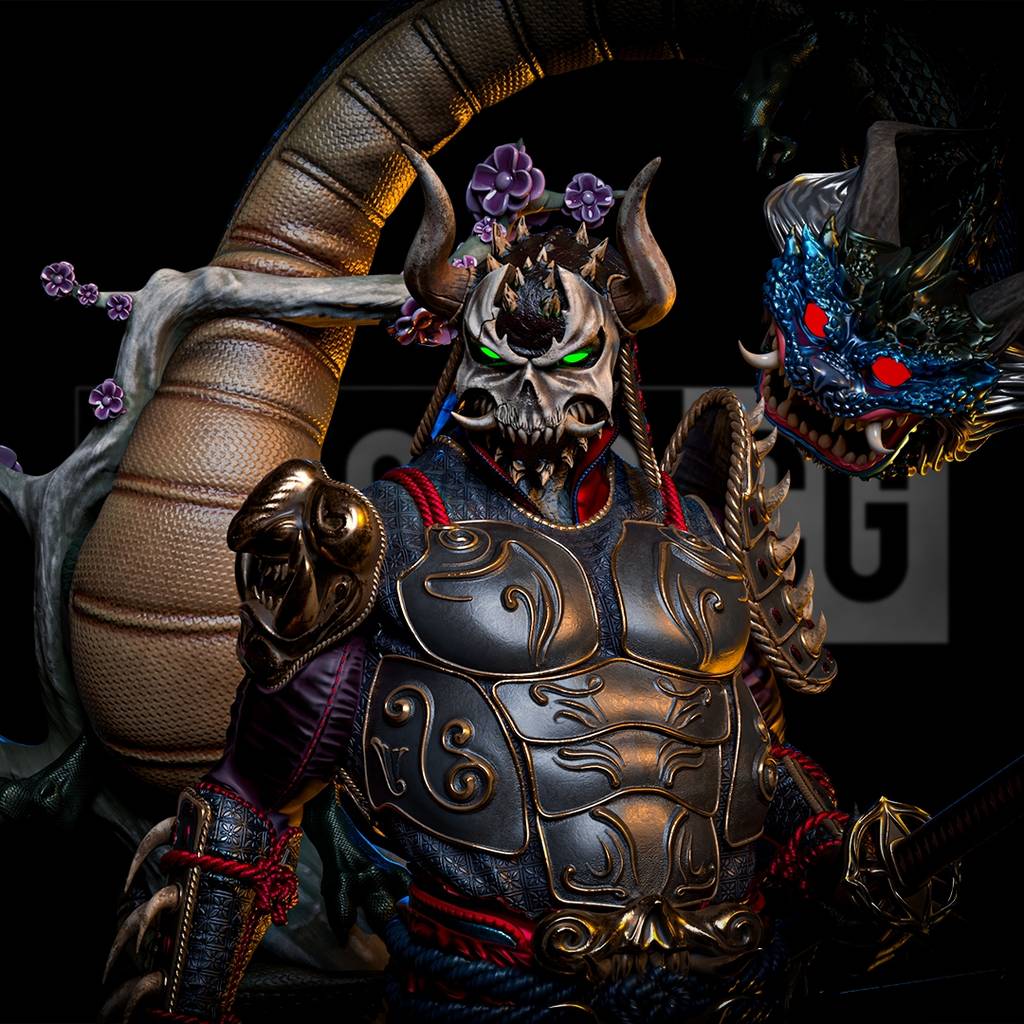 P站图纸印象馆 Nacho CG 樱花武士再生侠 Nacho CG 樱花武士再生侠