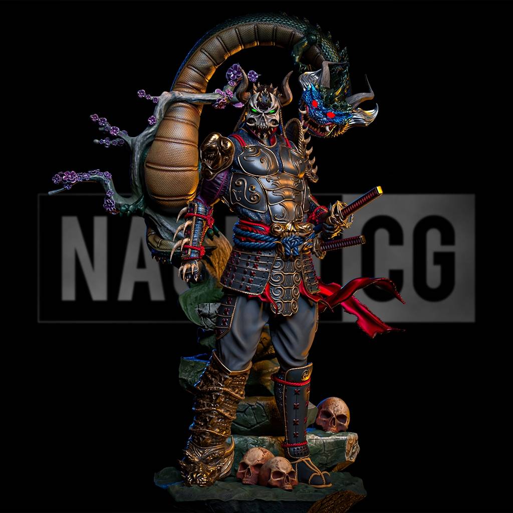 P站图纸印象馆 Nacho CG 樱花武士再生侠 Nacho CG 樱花武士再生侠