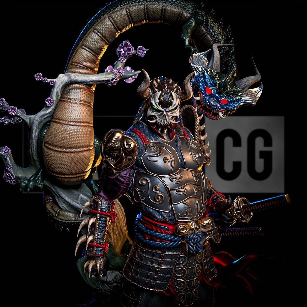 P站图纸印象馆 Nacho CG 樱花武士再生侠 Nacho CG 樱花武士再生侠