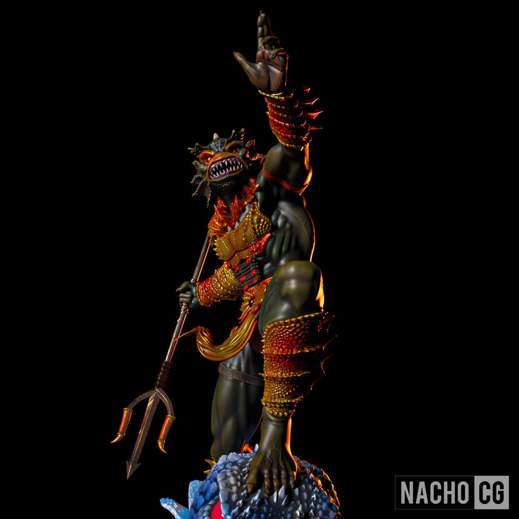 P站图纸印象馆 Nacho CG 宇宙的巨人希曼 鱼人 Nacho CG 宇宙的巨人希曼 鱼人