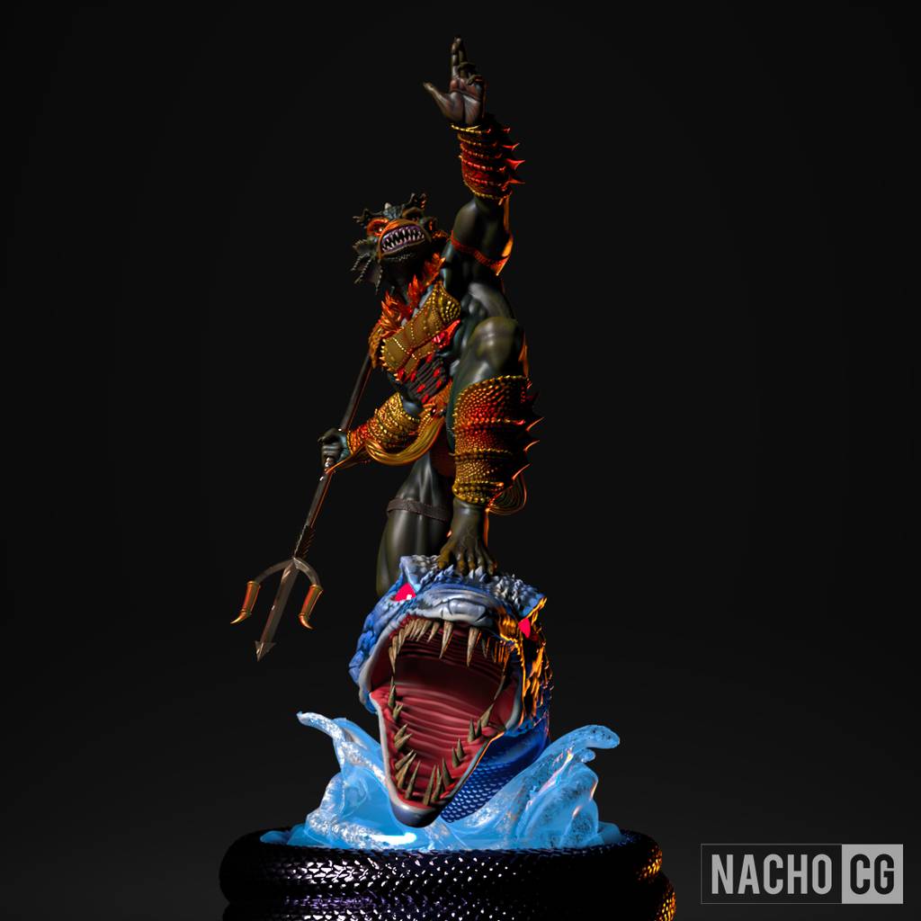 P站图纸印象馆 Nacho CG 宇宙的巨人希曼 鱼人 Nacho CG 宇宙的巨人希曼 鱼人