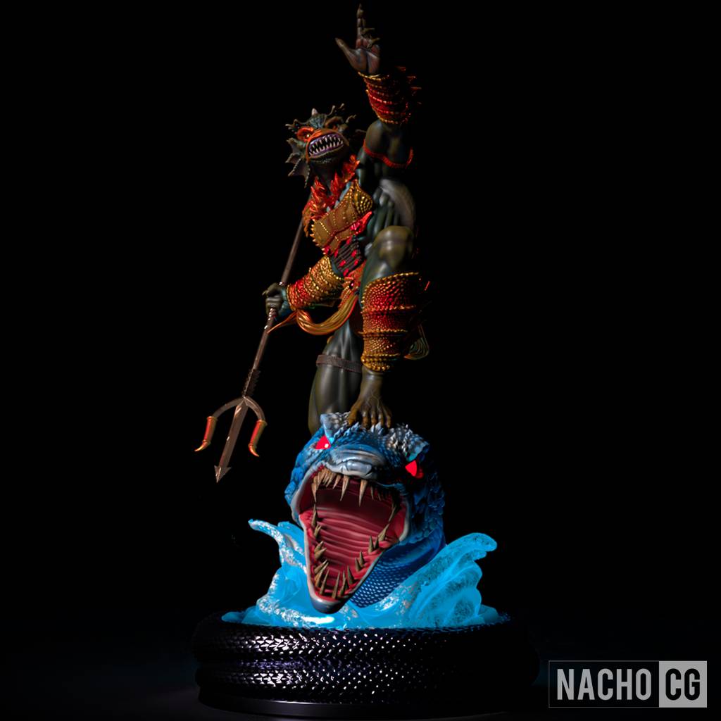 P站图纸印象馆 Nacho CG 宇宙的巨人希曼 鱼人 Nacho CG 宇宙的巨人希曼 鱼人