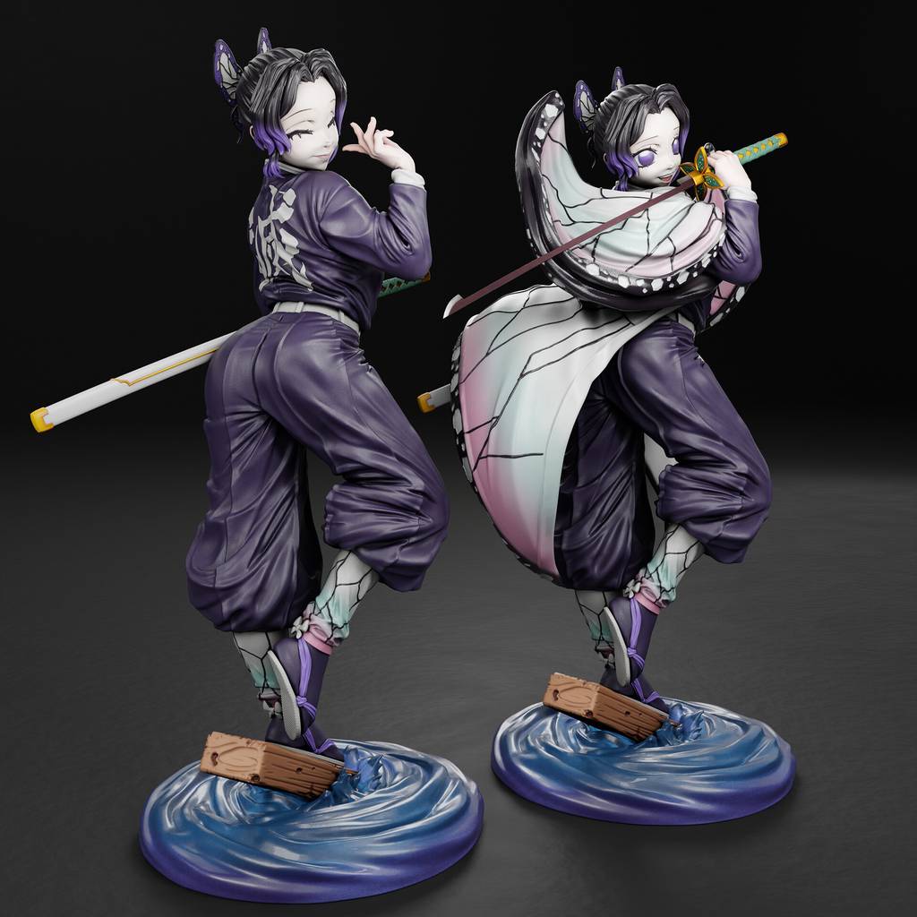 P站图纸印象馆 鬼灭之刃 蝴蝶忍 鬼灭之刃 蝴蝶忍