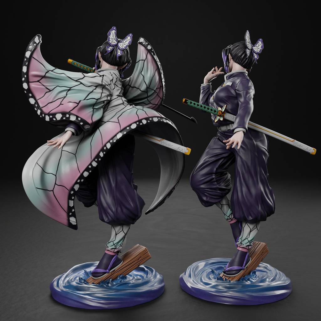 P站图纸印象馆 鬼灭之刃 蝴蝶忍 鬼灭之刃 蝴蝶忍