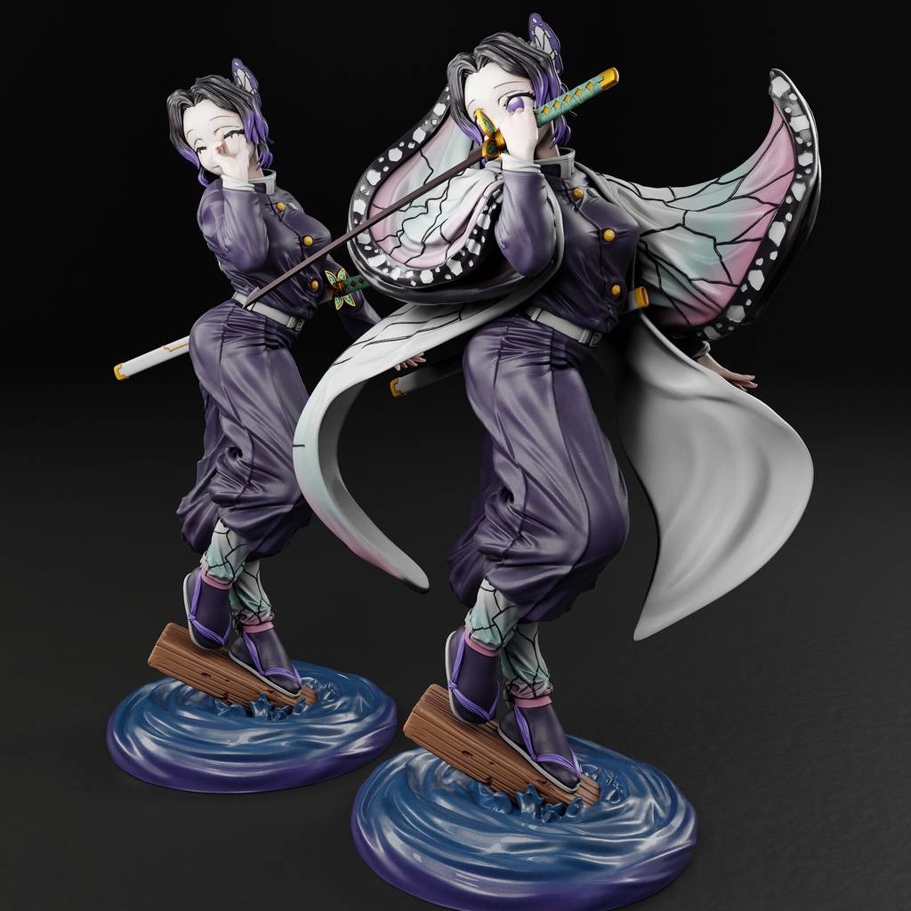 P站图纸印象馆 鬼灭之刃 蝴蝶忍 鬼灭之刃 蝴蝶忍