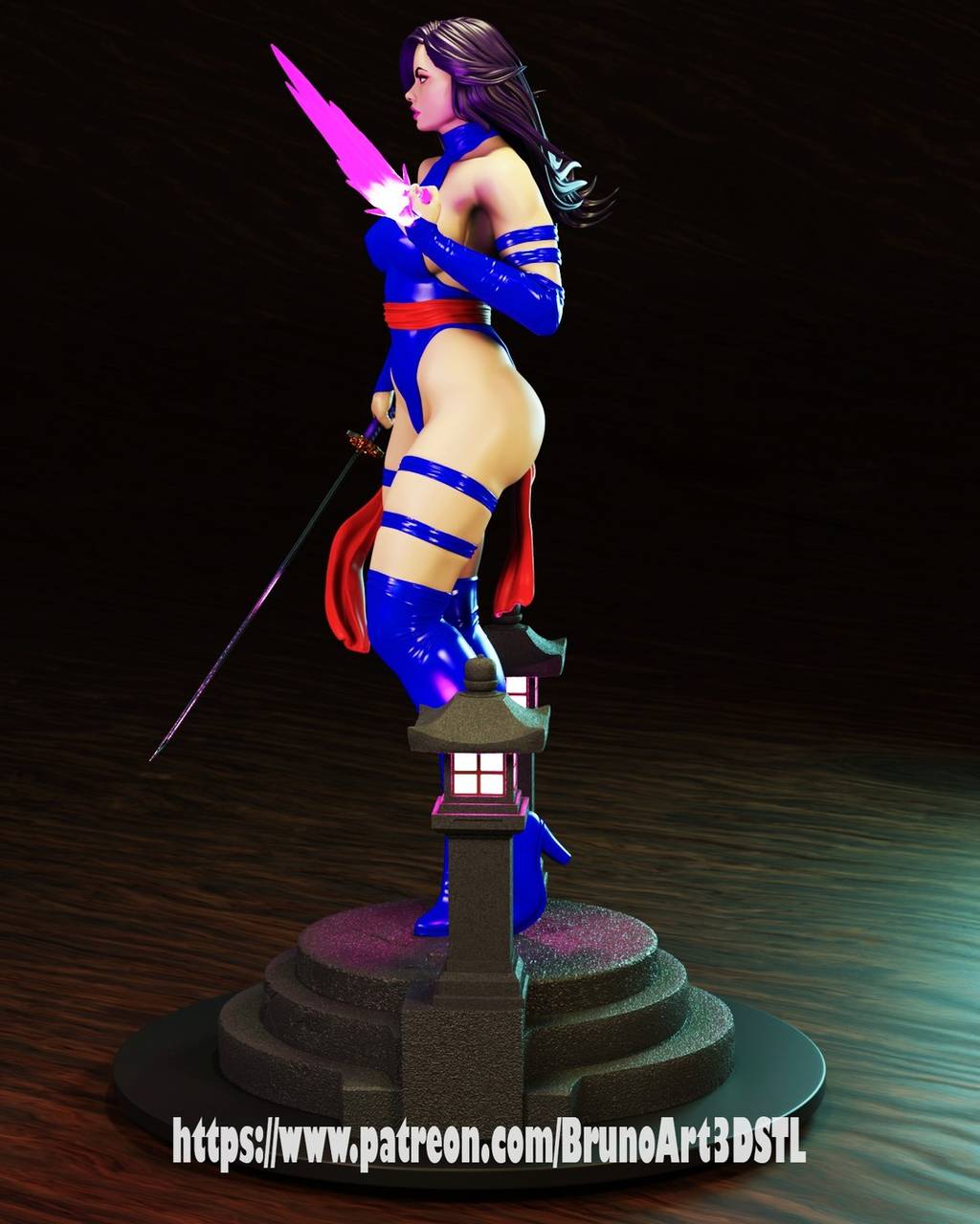 P站图纸印象馆 BrunoArt3D 漫威 灵蝶 BrunoArt3D 漫威 灵蝶