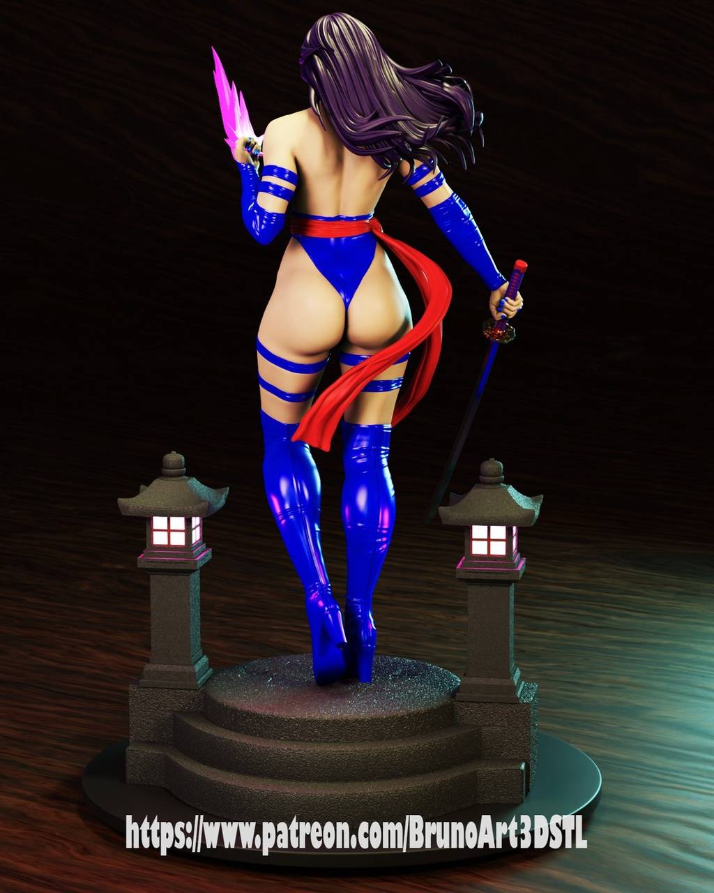 P站图纸印象馆 BrunoArt3D 漫威 灵蝶 BrunoArt3D 漫威 灵蝶