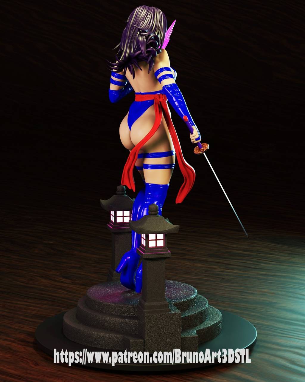 P站图纸印象馆 BrunoArt3D 漫威 灵蝶 BrunoArt3D 漫威 灵蝶