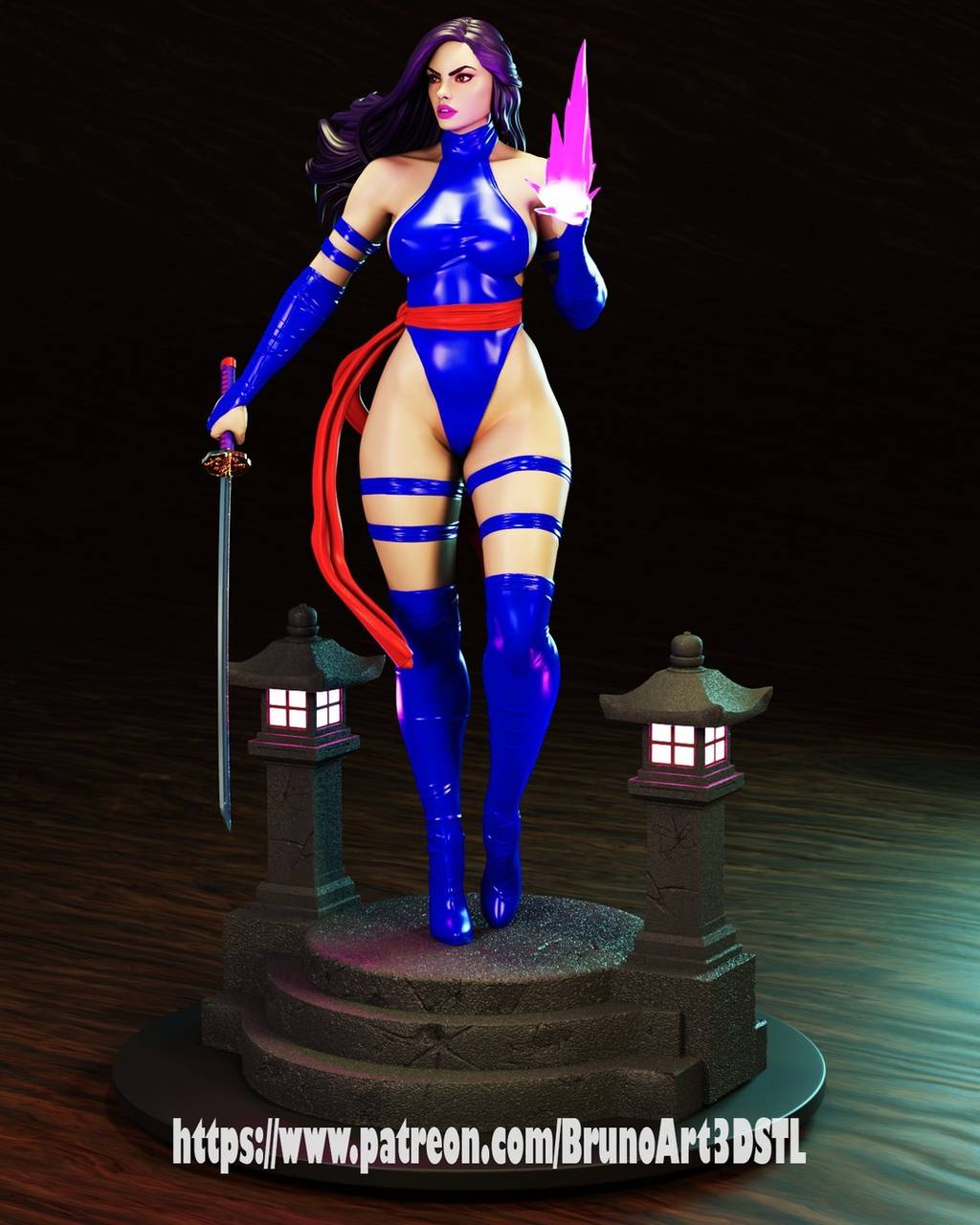 P站图纸印象馆 BrunoArt3D 漫威 灵蝶 BrunoArt3D 漫威 灵蝶