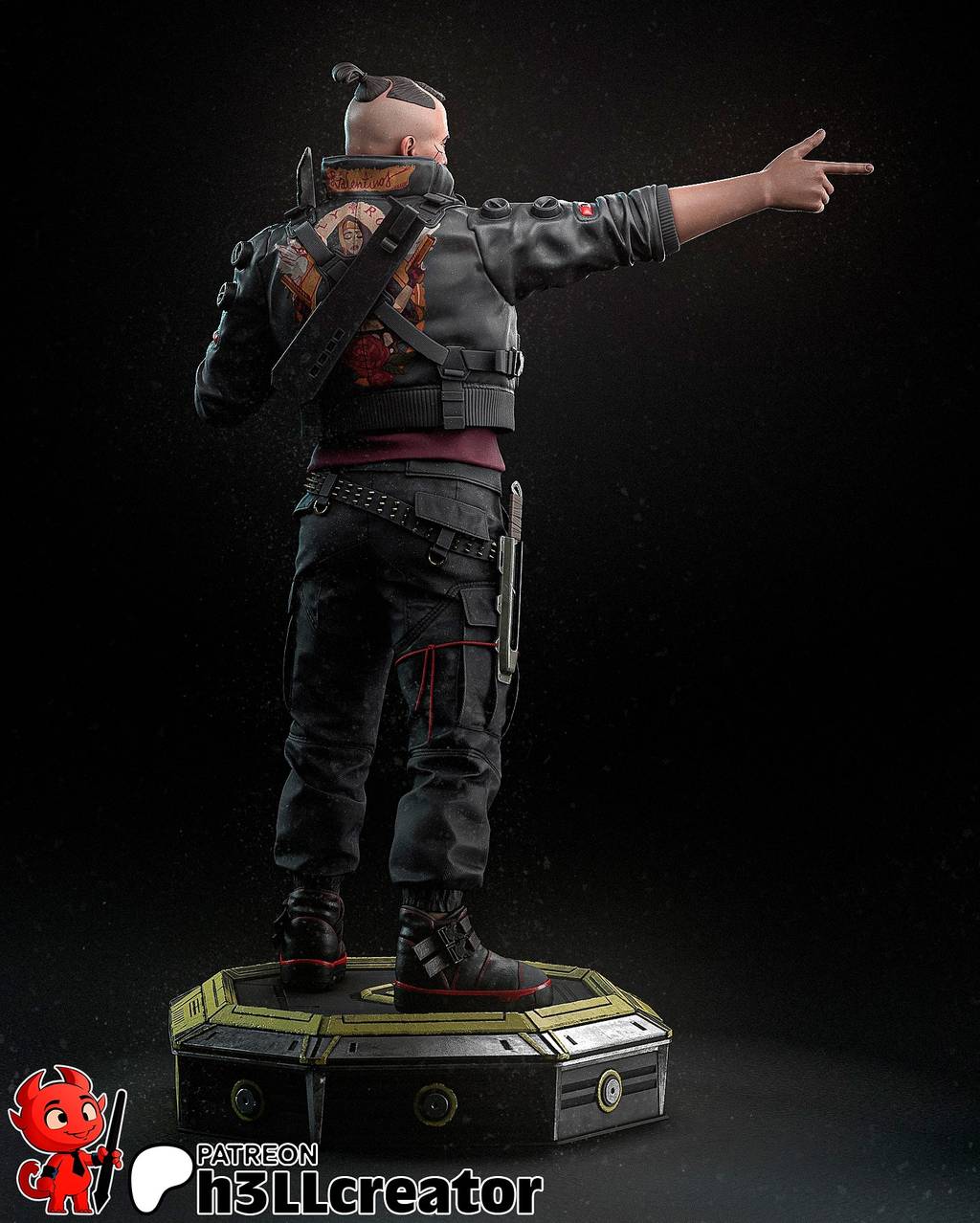 P站图纸印象馆 H3LL 赛博朋克2077 杰克·威尔斯 H3LL 赛博朋克2077 杰克·威尔斯