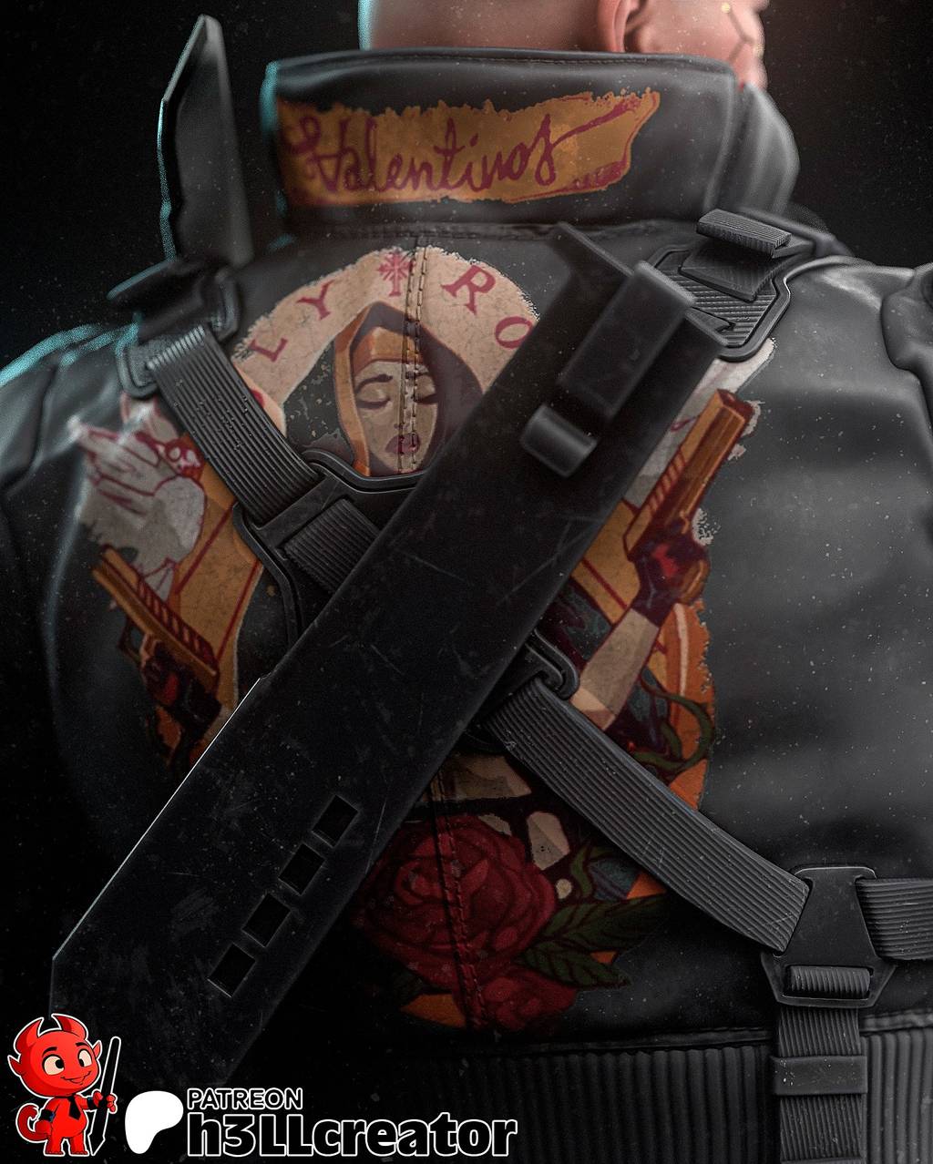 P站图纸印象馆 H3LL 赛博朋克2077 杰克·威尔斯 H3LL 赛博朋克2077 杰克·威尔斯