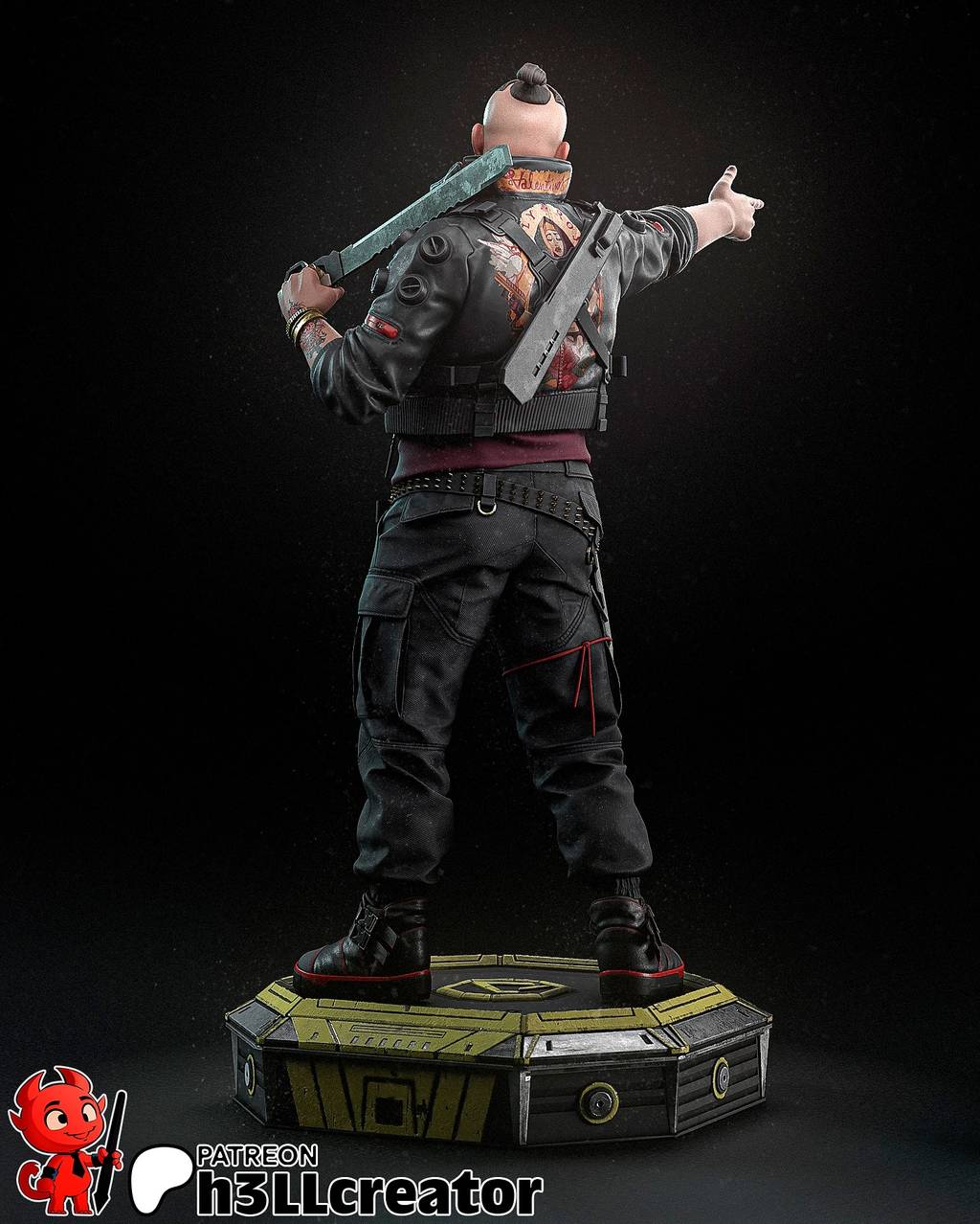 P站图纸印象馆 H3LL 赛博朋克2077 杰克·威尔斯 H3LL 赛博朋克2077 杰克·威尔斯