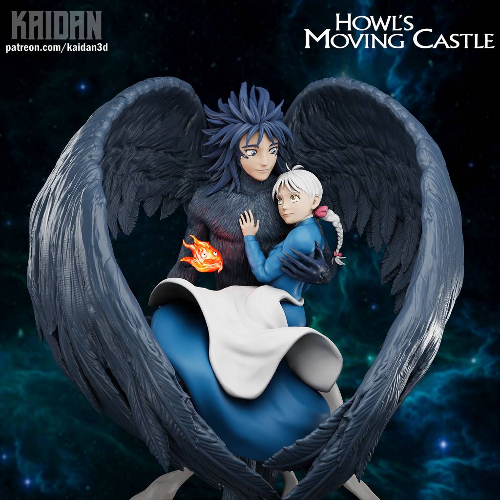 P站图纸印象馆 Kaidan 哈尔的移动城堡 苏菲和哈尔 Kaidan 哈尔的移动城堡 苏菲和哈尔