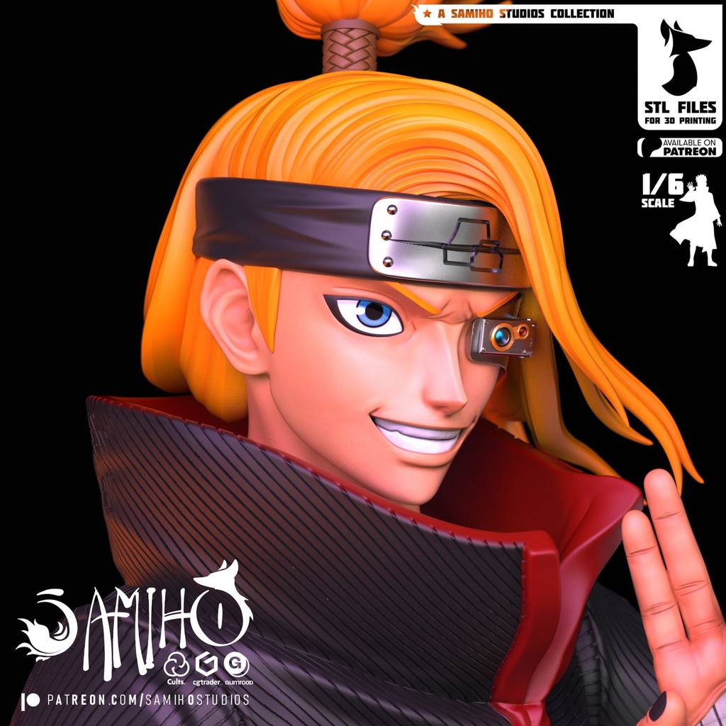 P站图纸印象馆 Samiho 火影忍者 迪达拉 Samiho 火影忍者 迪达拉