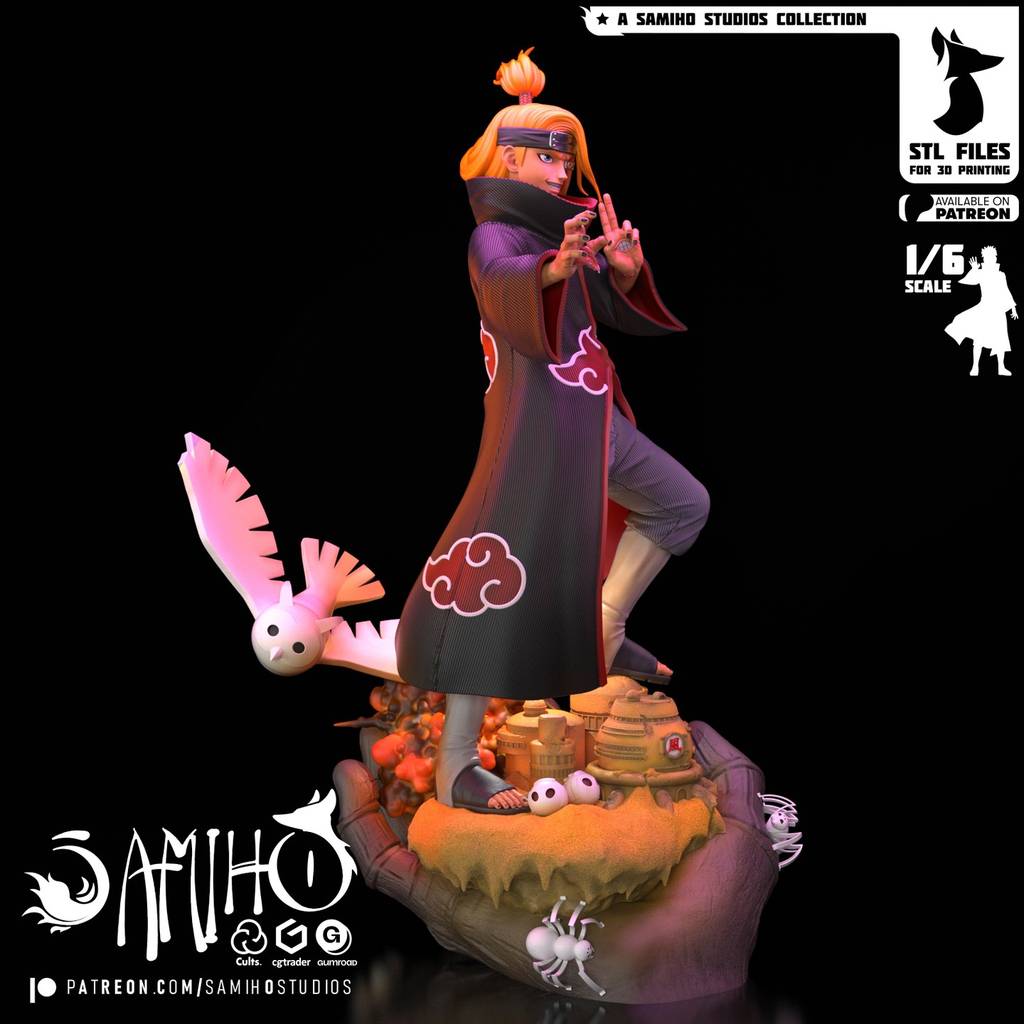 P站图纸印象馆 Samiho 火影忍者 迪达拉 Samiho 火影忍者 迪达拉