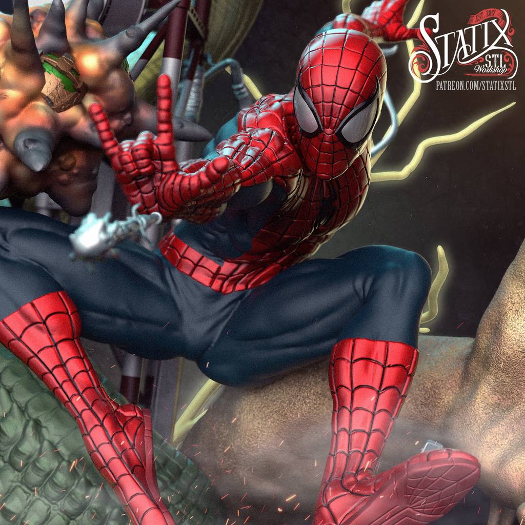P站图纸印象馆 STATIX 漫威 蜘蛛侠 STATIX 漫威 蜘蛛侠