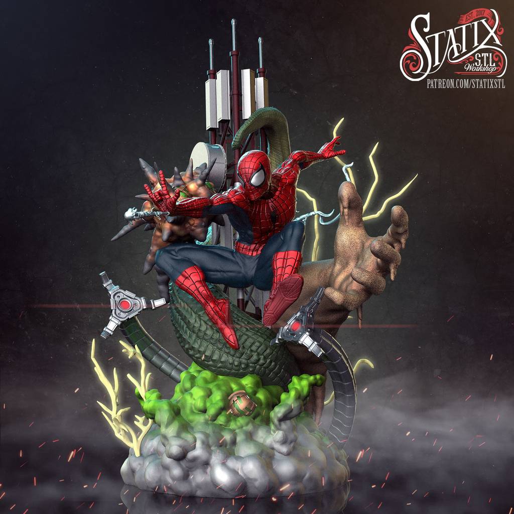 P站图纸印象馆 STATIX 漫威 蜘蛛侠 STATIX 漫威 蜘蛛侠