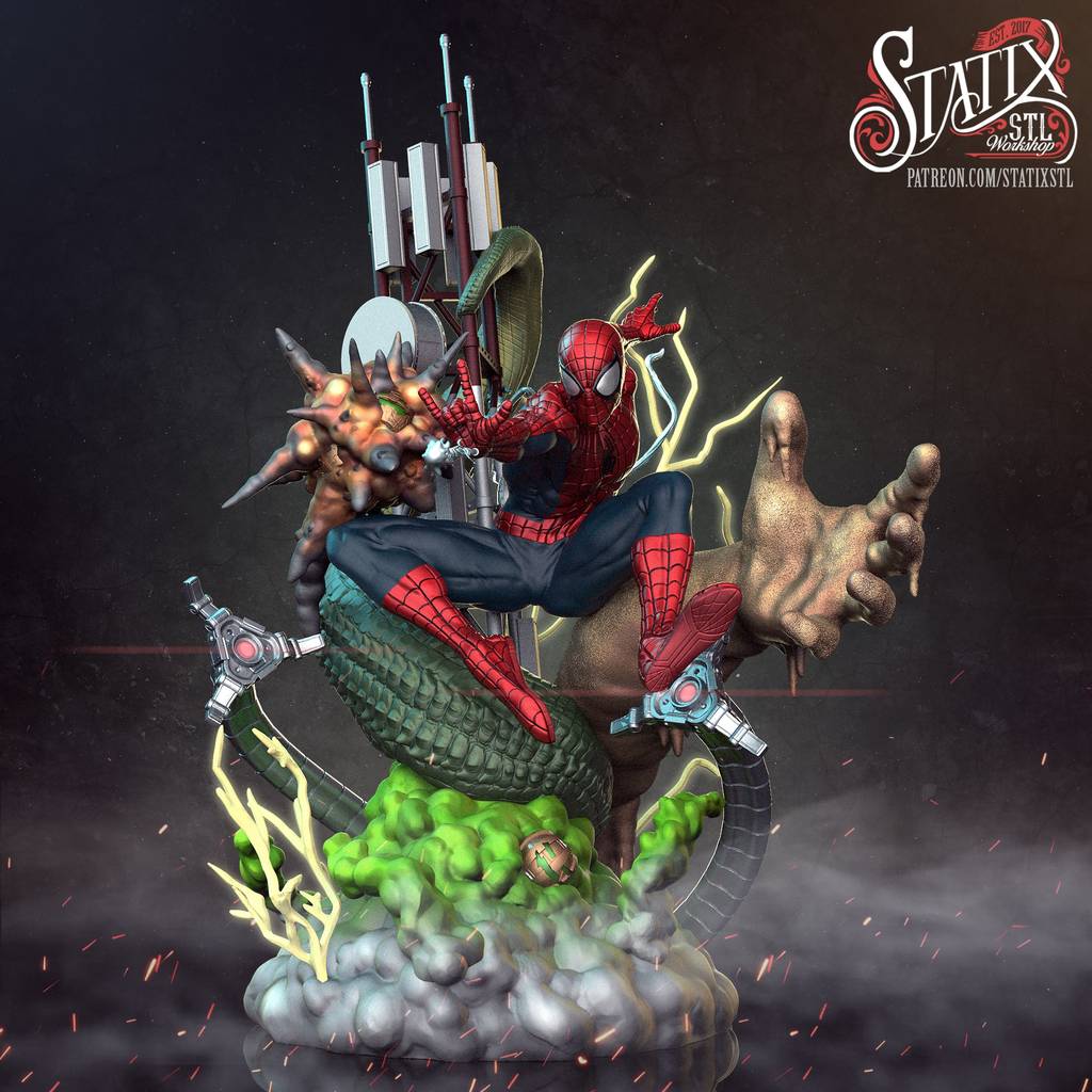 P站图纸印象馆 STATIX 漫威 蜘蛛侠 STATIX 漫威 蜘蛛侠