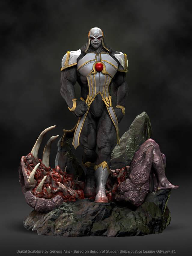 P站图纸印象馆 DC漫画 黑暗君王达克赛德 DC漫画 黑暗君王达克赛德