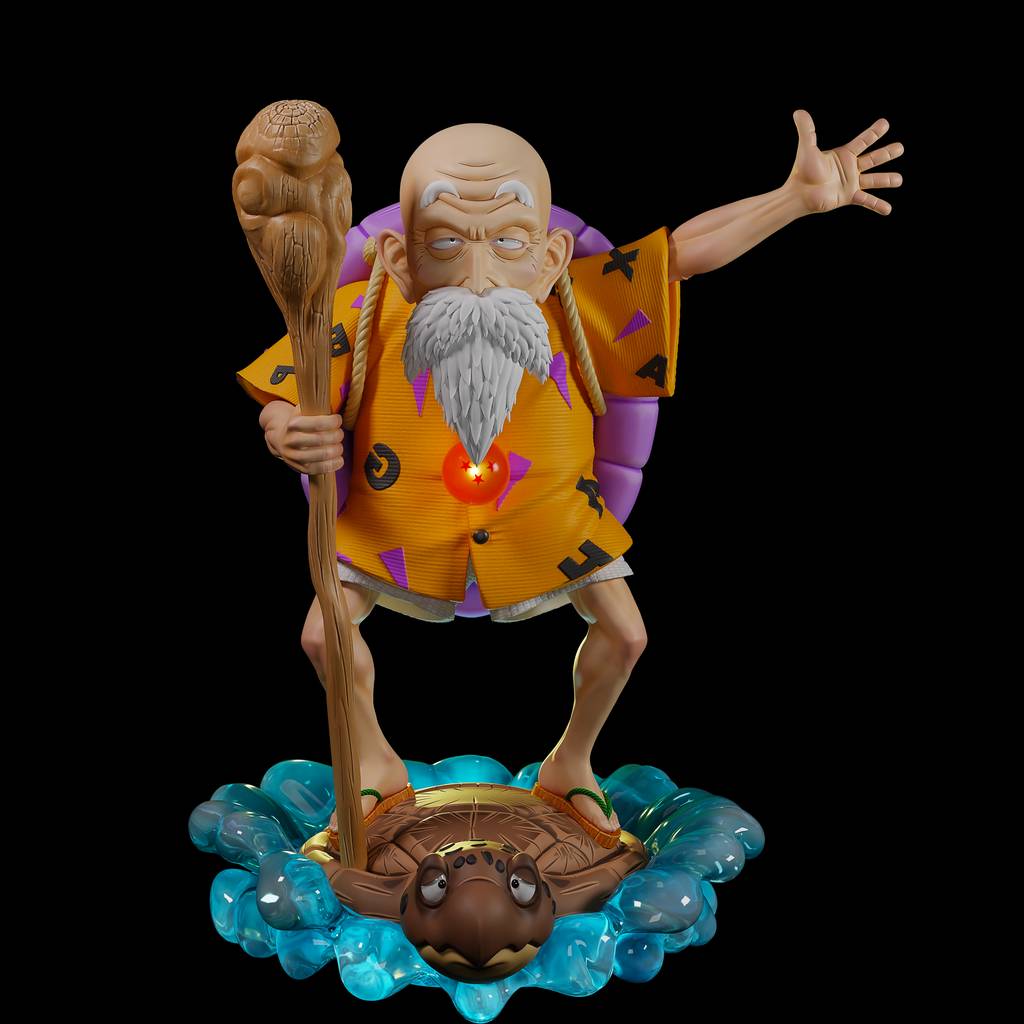 P站图纸印象馆 龙珠 龟仙人 龙珠 龟仙人