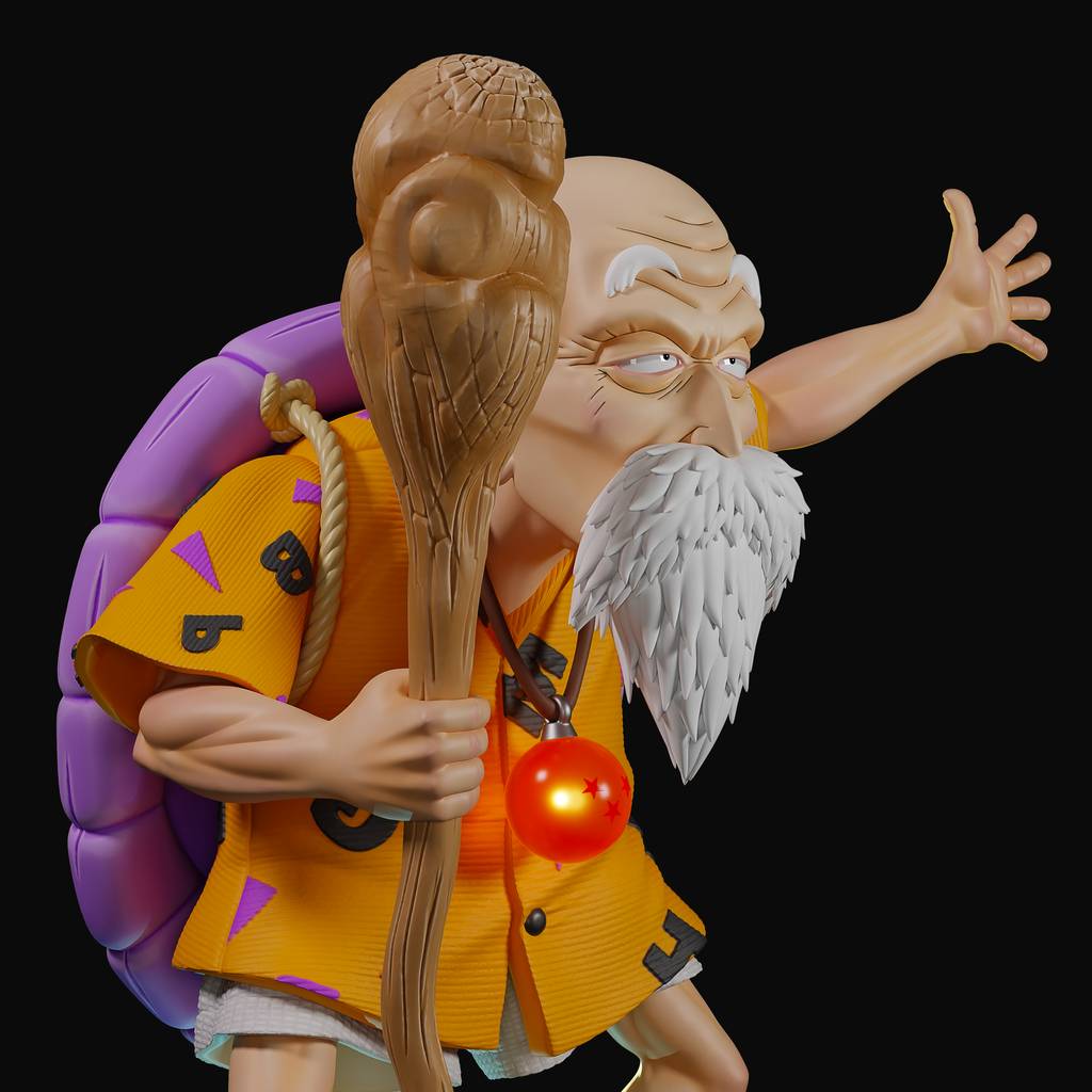 P站图纸印象馆 龙珠 龟仙人 龙珠 龟仙人