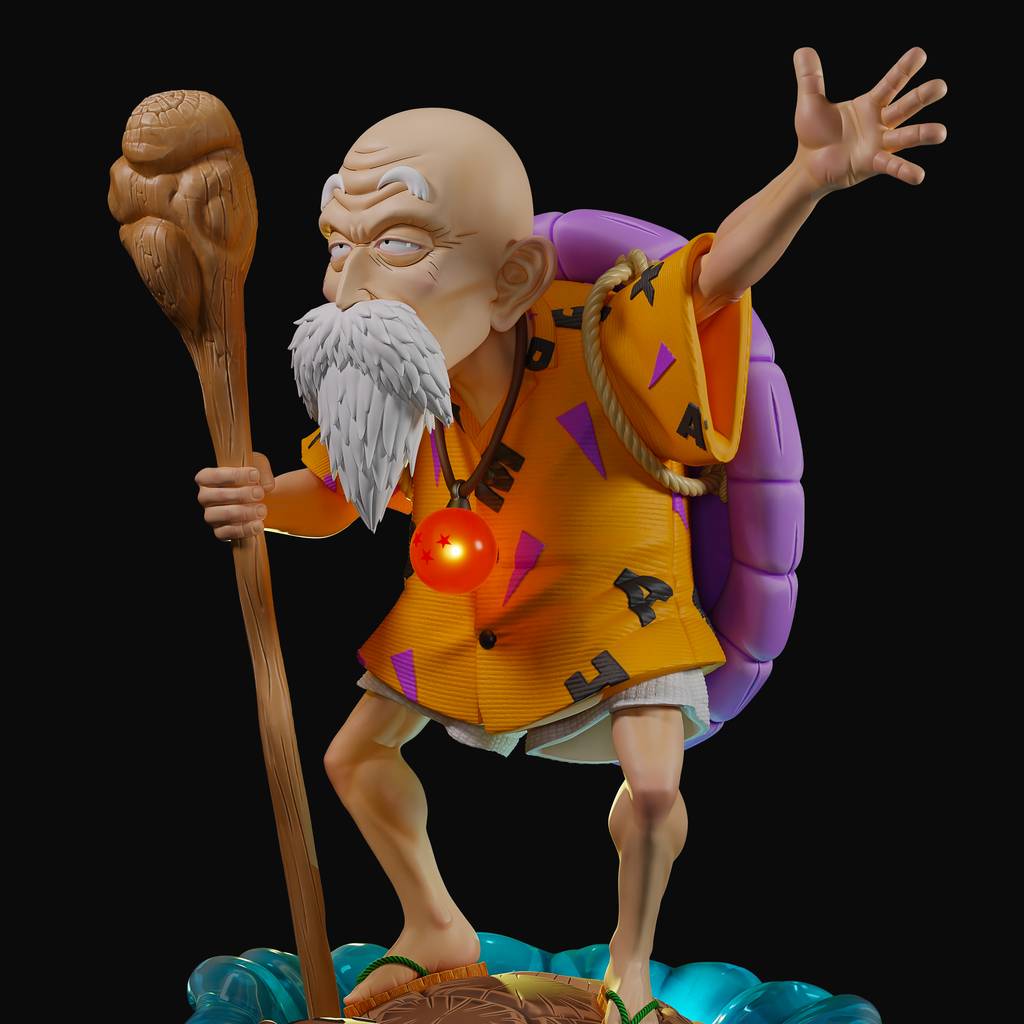 P站图纸印象馆 龙珠 龟仙人 龙珠 龟仙人