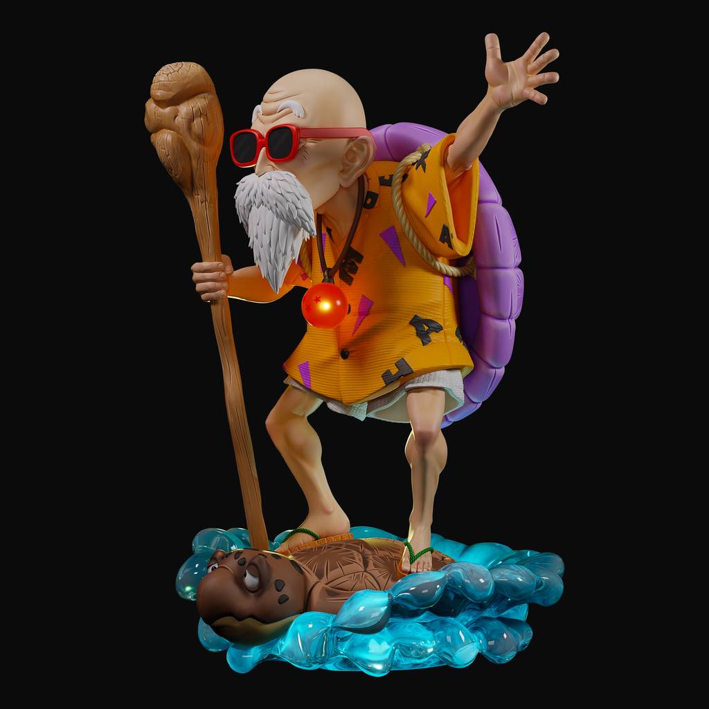 P站图纸印象馆 龙珠 龟仙人 龙珠 龟仙人