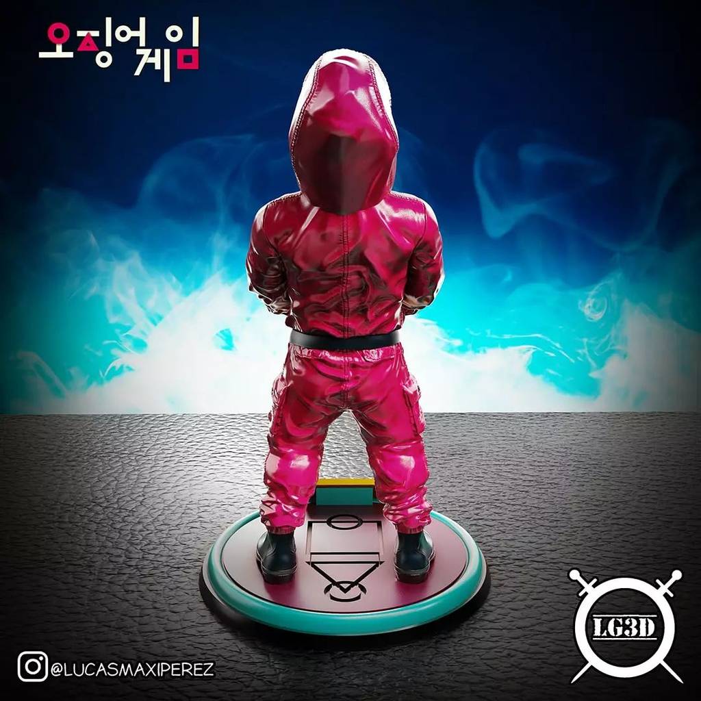 P站图纸印象馆 Lucas Perez 鱿鱼游戏 红衣人 Lucas Perez 鱿鱼游戏 红衣人