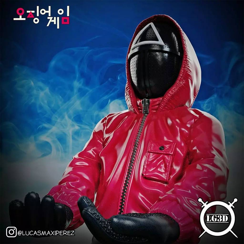 P站图纸印象馆 Lucas Perez 鱿鱼游戏 红衣人 Lucas Perez 鱿鱼游戏 红衣人