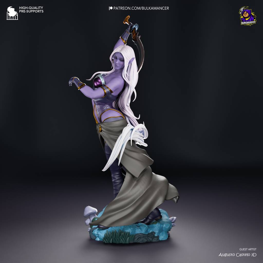 P站图纸印象馆 Bulkamancer 龙与地下城 伊莉丝翠 Bulkamancer 龙与地下城 伊莉丝翠