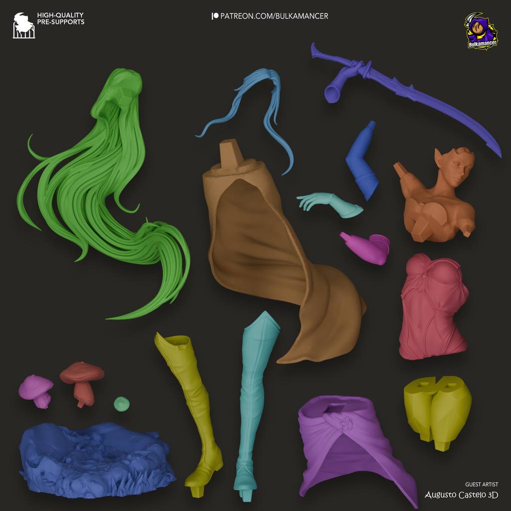 P站图纸印象馆 Bulkamancer 龙与地下城 伊莉丝翠 Bulkamancer 龙与地下城 伊莉丝翠