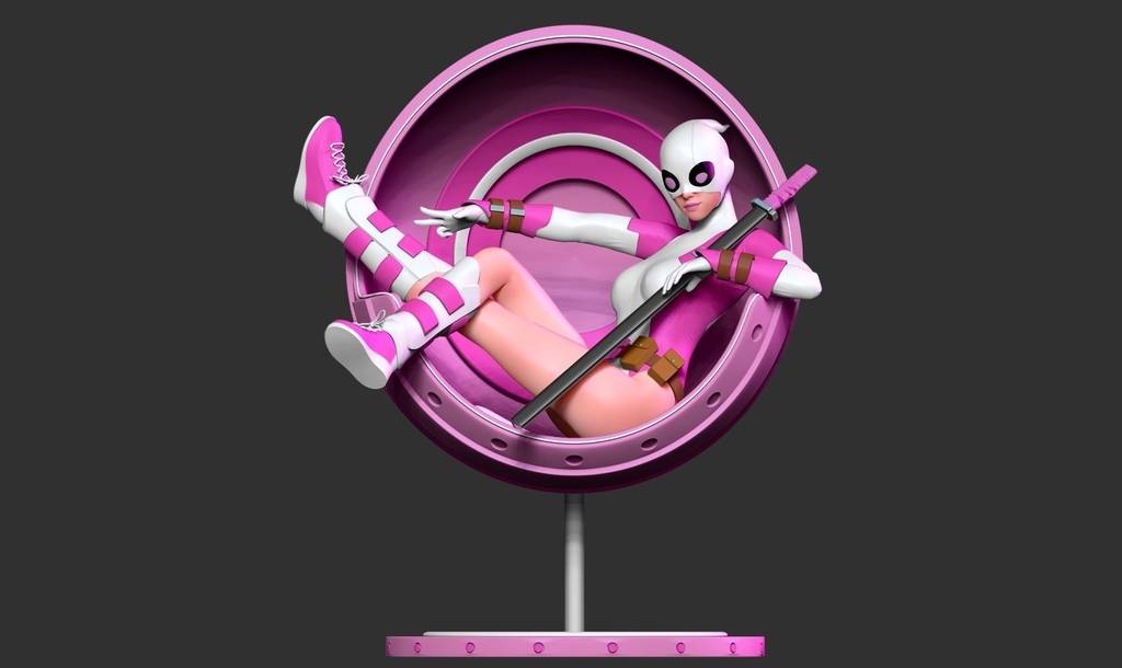 P站图纸印象馆 漫威 格温侍 漫威 格温侍