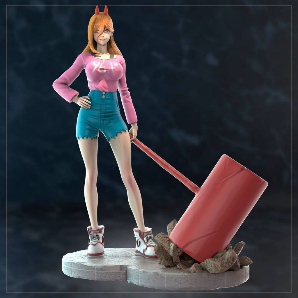 P站图纸印象馆 电锯人 帕瓦 电锯人 帕瓦