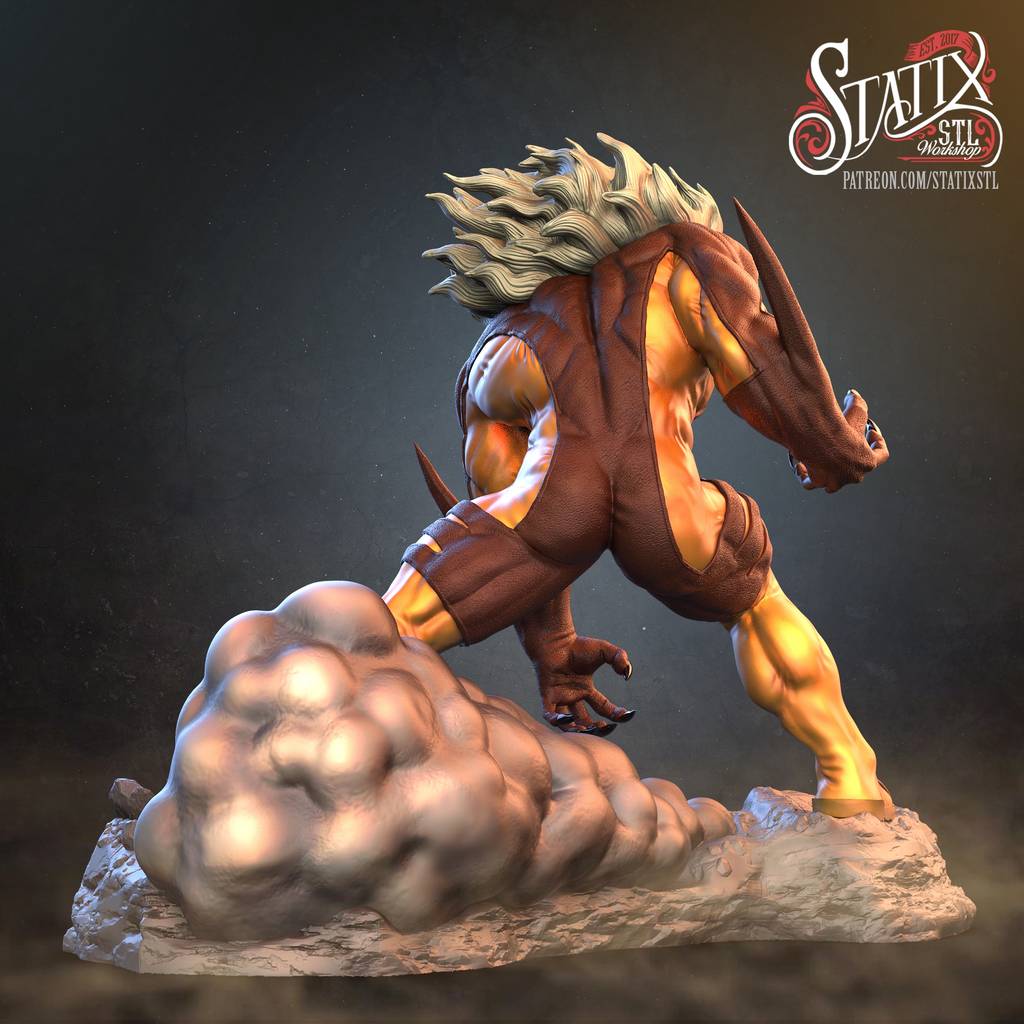 P站图纸印象馆 STATIX 漫威 剑齿虎 STATIX 漫威 剑齿虎