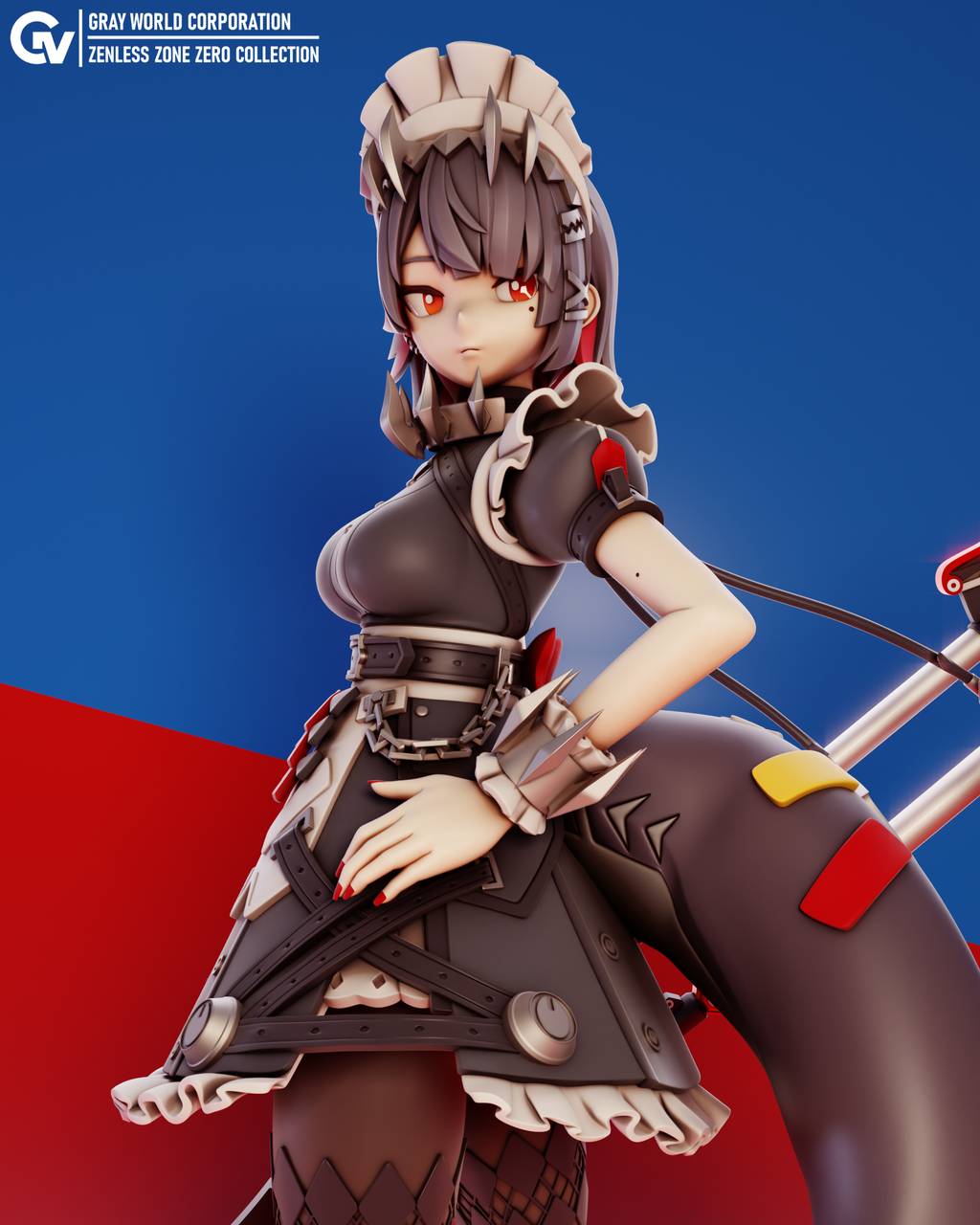 P站图纸印象馆 GrayWorld 绝区零 鲨鱼娘艾莲 GrayWorld 绝区零 鲨鱼娘艾莲