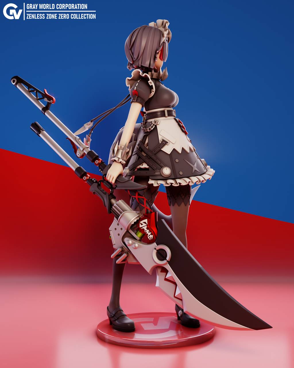 P站图纸印象馆 GrayWorld 绝区零 鲨鱼娘艾莲 GrayWorld 绝区零 鲨鱼娘艾莲