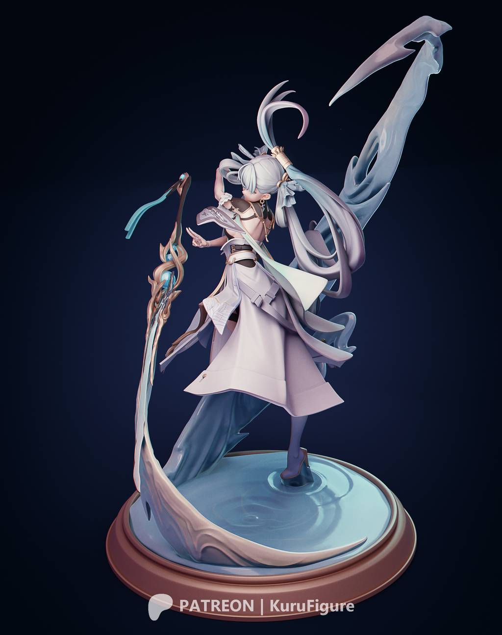 Kuru Figure 鸣潮今汐– P站图纸印象馆3D打印模型图纸免费下载