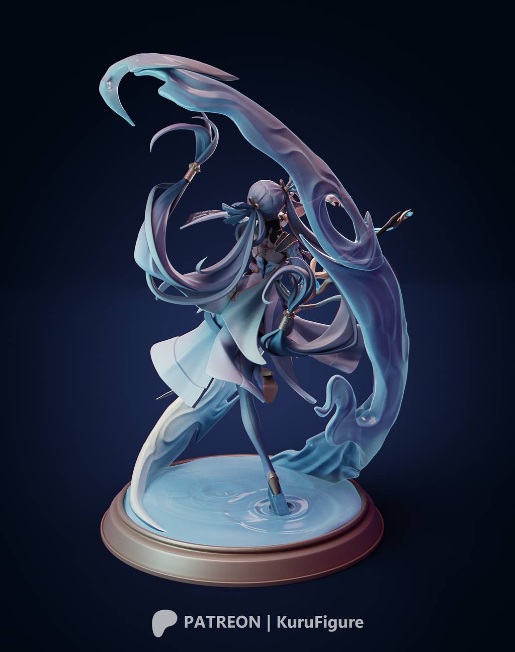 P站图纸印象馆 Kuru Figure 鸣潮 今汐 Kuru Figure 鸣潮 今汐