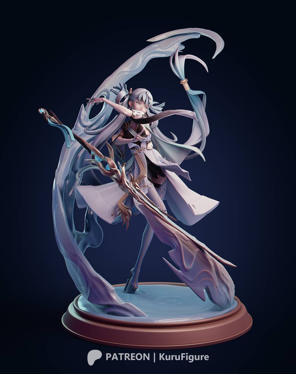 P站图纸印象馆 Kuru Figure 鸣潮 今汐 Kuru Figure 鸣潮 今汐