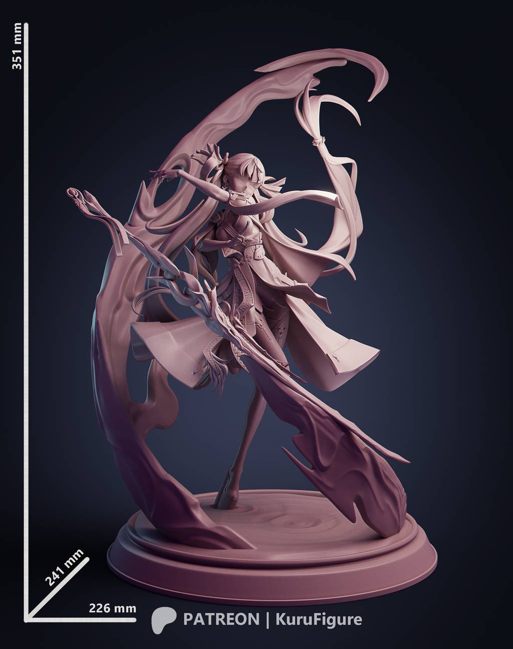 P站图纸印象馆 Kuru Figure 鸣潮 今汐 Kuru Figure 鸣潮 今汐