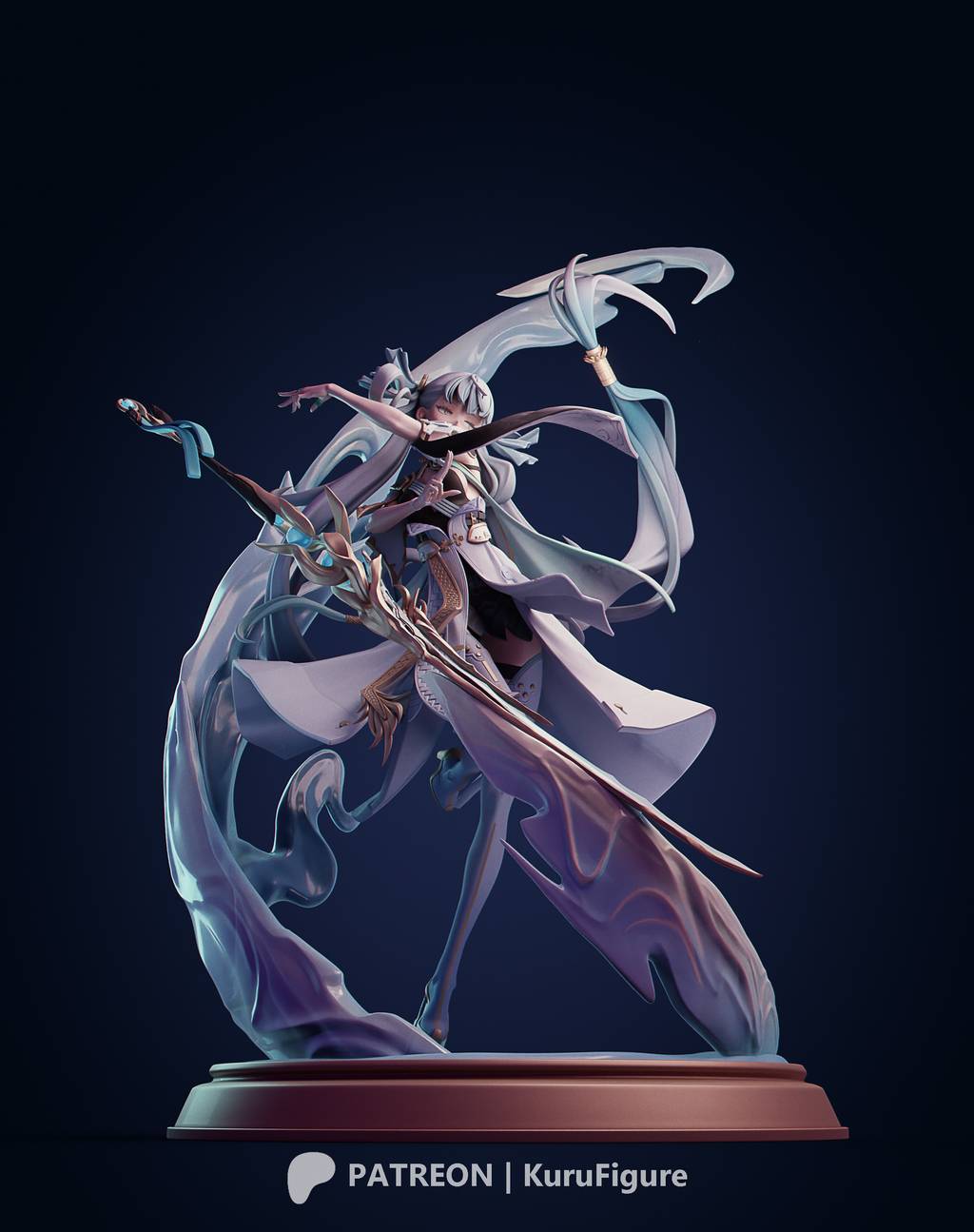 P站图纸印象馆 Kuru Figure 鸣潮 今汐 Kuru Figure 鸣潮 今汐