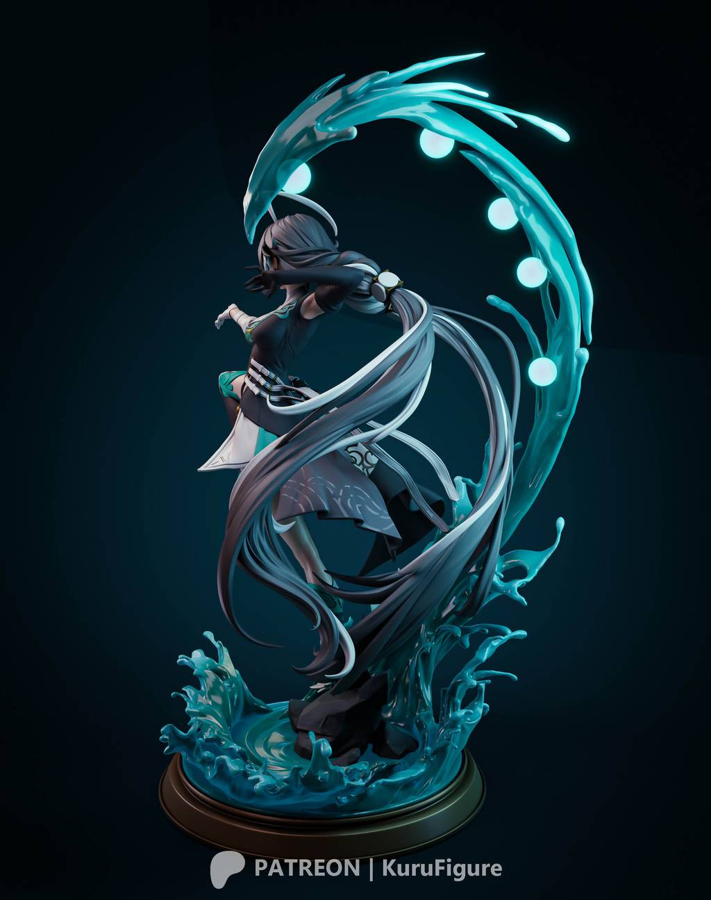 P站图纸印象馆 Kuru Figure 鸣潮 鉴心 Kuru Figure 鸣潮 鉴心