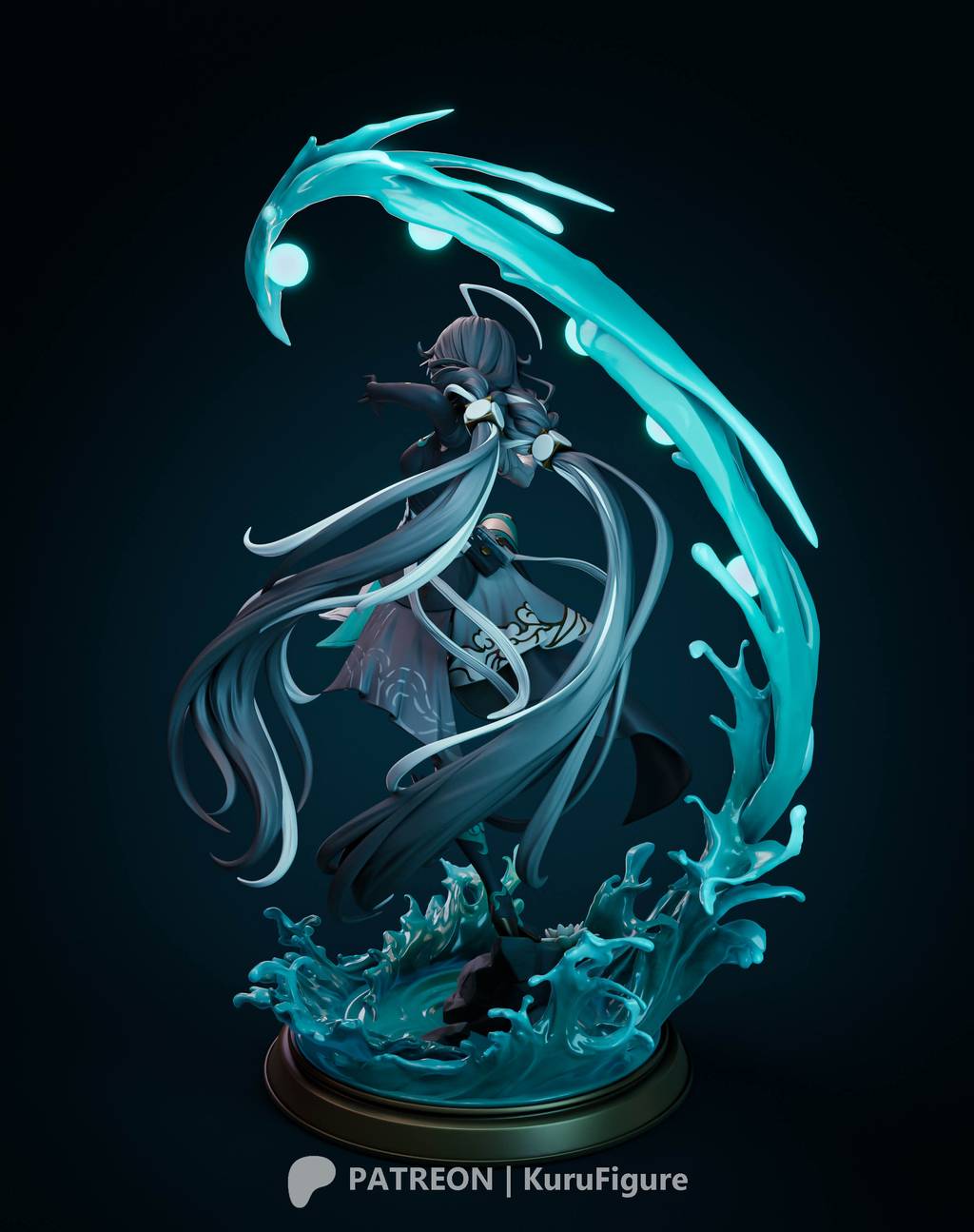 P站图纸印象馆 Kuru Figure 鸣潮 鉴心 Kuru Figure 鸣潮 鉴心