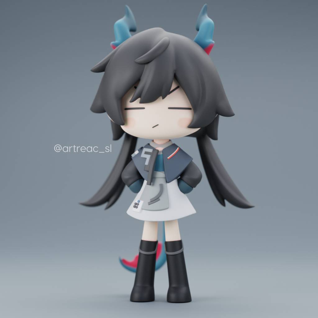 P站图纸印象馆 明日方舟 陈千语 明日方舟 陈千语