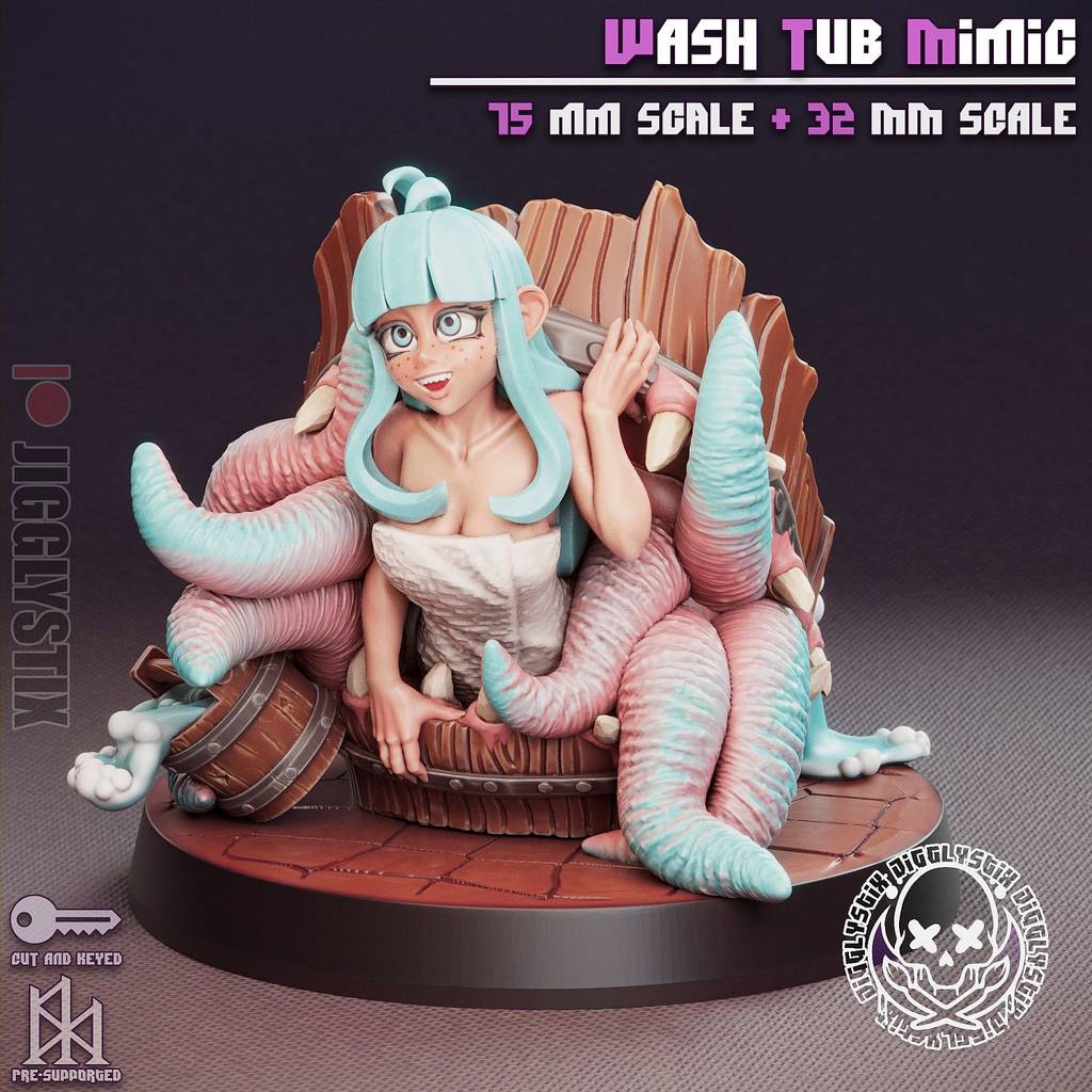 P站图纸印象馆 Jigglystix 澡盆中的八爪怪 Jigglystix 澡盆中的八爪怪