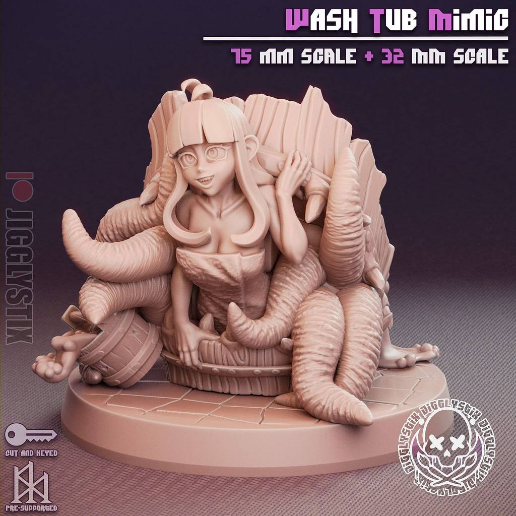 P站图纸印象馆 Jigglystix 澡盆中的八爪怪 Jigglystix 澡盆中的八爪怪